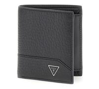 GUESS Porte-monnaie noir en cuir pour homme - Torino Bifold Wallet S 305358