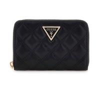 Guess Porte-monnaie Giully II 14.5 cm noir fermeture-éclair rembourré diamant logo triangulaire