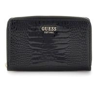 GUESS Laurel SLG Large Zip Around Wallet L Noir, noir