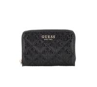 GUESS Porte-monnaie noir pour femme - Laurel SLG Medium Zip Around Wallet M 290496
