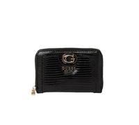 GUESS Porte-monnaie noir pour femme - Orlina SLG Medium Zip Around Wallet 293517