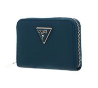 GUESS Porte-monnaie pétrole pour femme - Meridian SLG Medium Zip Around Wallet Teal 245315