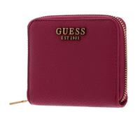 GUESS Porte-monnaie pourpre pour femme - Laryn SLG Small Zip Around Wallet Fuchsia 249472
