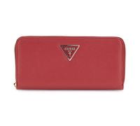 GUESS Porte-monnaie rouge foncé pour femme - Laurel II Large Zip Around Wallet L Garnet 324427