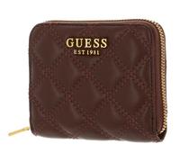 GUESS Porte-monnaie rouge vin pour femme - Giully SLG Small Zip Around Wallet Burgundy 236978