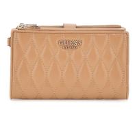 GUESS Porte-Monnaie Sac à Poignet Valla Zip Around Organizer Beige Marron Clair