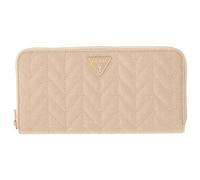 GUESS Porte-Monnaie Stacey SLG Zip Around Wallet Light Beige écru