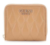 GUESS Porte-Monnaie Valla Zip Around Wallet Beige Marron Clair