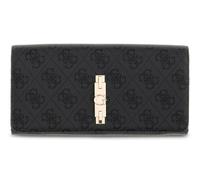 Guess Femme Portefeuille Yvonne Logo SLG Flap Organizer Noir Anthracite