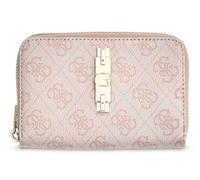 GUESS Porte-Monnaie Yvonne Logo SLG Medium Zip Around Wallet Stone Logo Beige