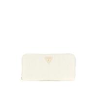 GUESS Aldina SLG Zip Around Wallet L Cream White