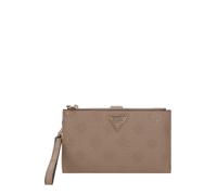 GUESS Porte-monnaies 'CRESIDIA II SLG DBL ZIP ORGNZR' beige foncé, Taille One Size