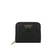 GUESS Porte-Monnaie Ella Logo SLG Zip Around Black Logo Noir