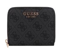 GUESS Porte-monnaies 'LAUREL II SLG SMALL ZIP AROUND' graphite / noir, Taille One Size