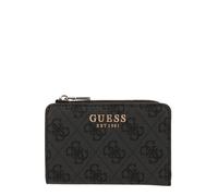 GUESS Porte-monnaies 'LAUREL II SLG ZIP ARND CRD CSE' graphite / noir, Taille One Size