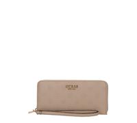 GUESS Porte-monnaies 'PHOEBE SLG LARGE ZIP AROUND' beige / or, Taille One Size