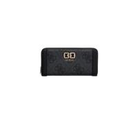 Guess - Portefeuille à Fermeture Éclair et Compartiments Intérieurs - Femme - Accessoires - Noir - Taille: ONE Size