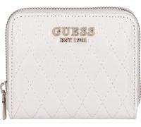 Guess Portefeuille à fermeture éclair Femme Betula SLG Small Zip Around white