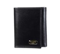 Portefeuille trois volets en cuir GUESS pour homme, noir Chavez, taille unique