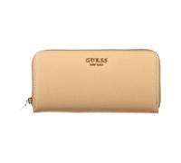 Guess - Portefeuille Amorette zippé - Femme - Accessoires - Beige - Taille: ONE Size