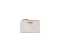 GUESS Porte-Monnaie Blake SLG Zip Around Card Case Bone Logo écru