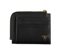 Guess - Portefeuille en Cuir Noir avec Blocage Rfid - Homme - Accessoires - Noir - Taille: ONE Size