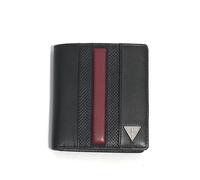 GUESS Portefeuille homme Torino Bifold en cuir noir TAILLE: TAILLE UNIQUE