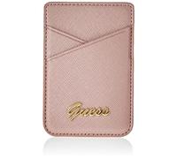 Guess Portefeuilles avec Magsafe en Cuir iPhone 12 Design Saffiano en Couleur Rose GUWMSSASLPI, Rose