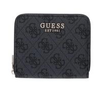 GUESS Porte-Monnaie Coleen Logo Zip Around Wallet Coal Logo Gris foncé