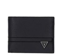 Guess Porte-monnaie Monaco Cuir Bifold Noir