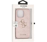 Coque arrière en PU pour iPhone 13 Pro - couleur rose