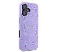 CG Mobile Coque rigide GUHMP16SPSAPSMEU pour iPhone 16 6,1" Violet Saffiano Peony Classic Logo