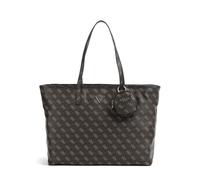 GUESS Power Play II Large Tech Tote Brown Logo