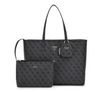 GUESS Power Play II Large Tech Tote Coal Logo