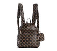 GUESS Power Play Tech Backpack Mocha Logo