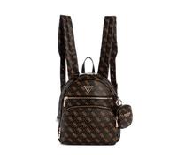 GUESS Power Play Tech Backpack Sac à Dos, Logo Marron, Taille Unique Femme