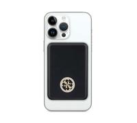 Guess 15W Fast Power Bank 5000mAh 1x USB-C avec logo MagSafe Strassed 4G Noir