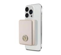 Guess Powerbank 5000mAh 15W 4G Strass Métal Logo pour Magsafe - Or