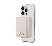 Guess 15W Fast 5000mAh 1x USB-C Power Bank with MagSafe Metal Ssript Logo Gold