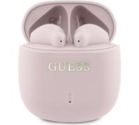 Guess Printed Classic Logo - TWS Oreillette Bluetooth + étui de chargement (rose)