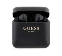 Guess Printed Logo Casque Bluetooth TWS avec étui de chargement - Noir