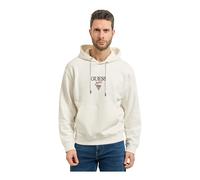 Guess - Printed Logo Sweat à capuche - Homme - Sweatshirts et sweats à capuche - Blanc - Taille: XL