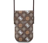 Guess PU 4G Peony - Etui pour téléphone portable / sac à bandoulière - Marron