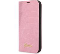 Guess PU Bookcase étui iPhone 14 - Pink Croco