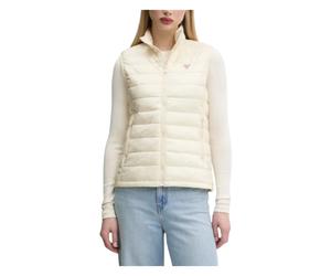 Guess - Puffer Vest - Femme - Vestes - Blanc - Taille: 38 FR
