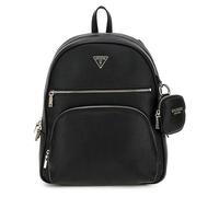 GUESS Puissance Jeu Sac à Dos avec Pochette Chic Vegan Cuir Femmes Sac en Noir