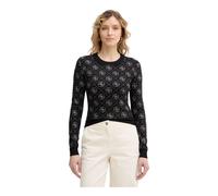 Guess - Pull avec strass 4G - Femme - Pulls - Noir - Taille: 38 FR