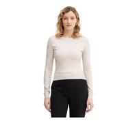 Guess - Pull à logo orné de strass - Femme - Pulls - Beige - Taille: 42 FR