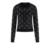 Guess - Pull avec strass 4G - Femme - Pulls - Noir - Taille: 42 FR