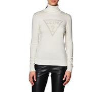 Guess Pull col roulé à logo strassé jeans - Femme